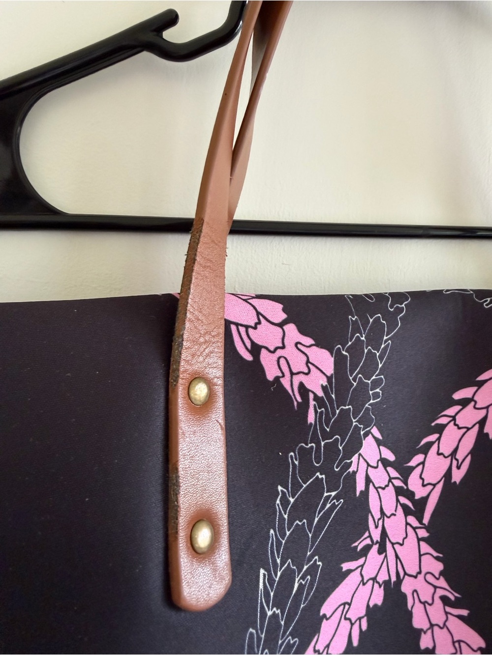 Te manu lei print tote - Picture 4 of 6